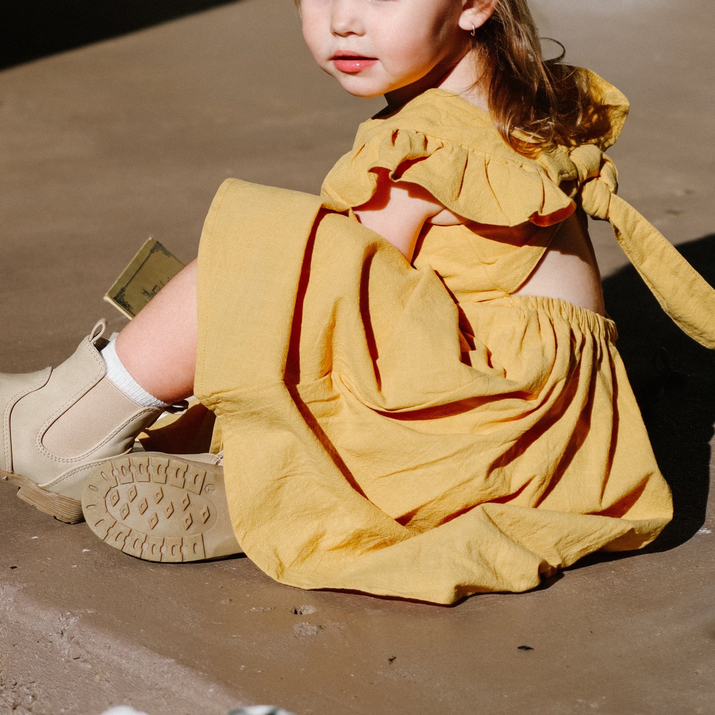 Clementine Dress - Mustard