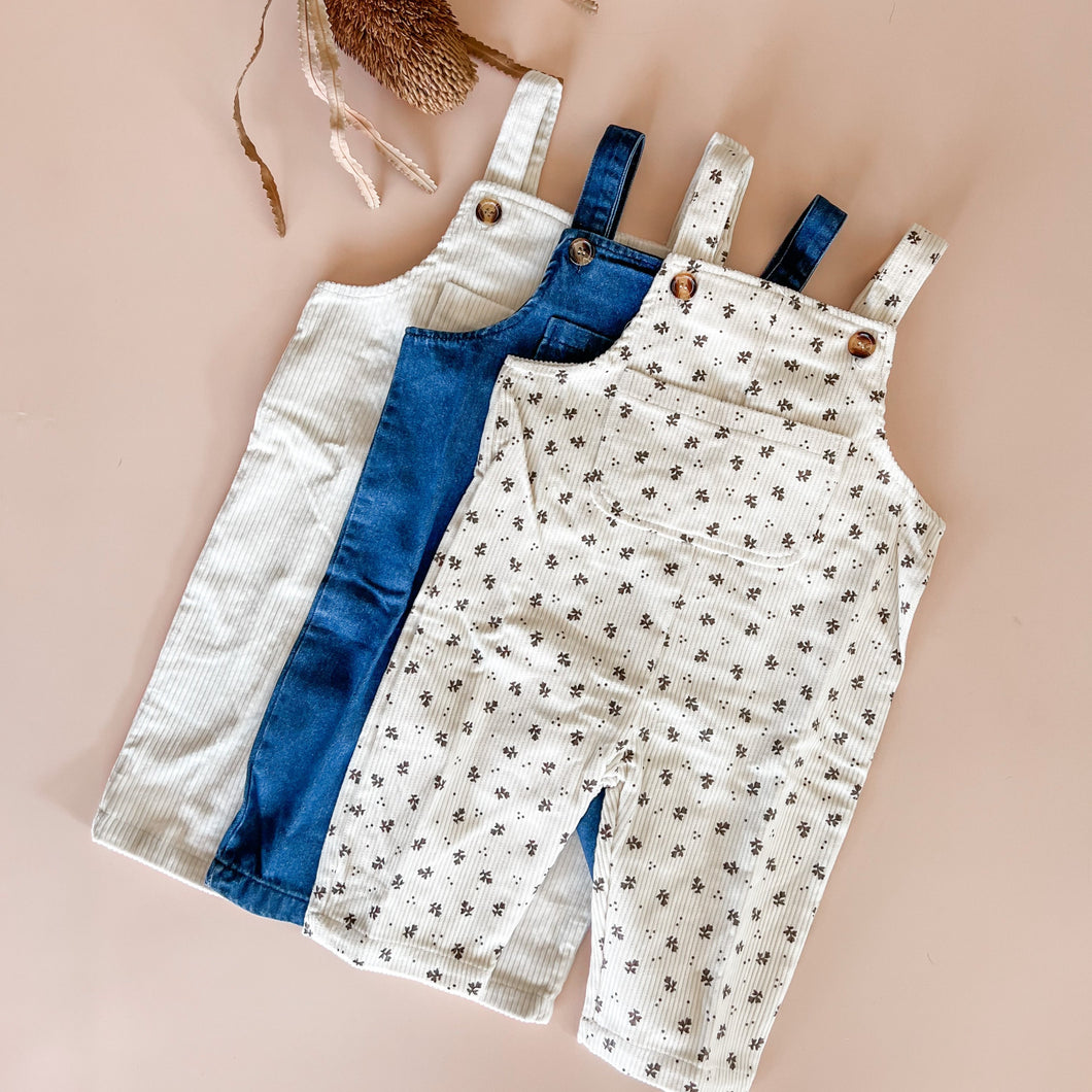 AMO + Ally Relaxed Denim Overalls