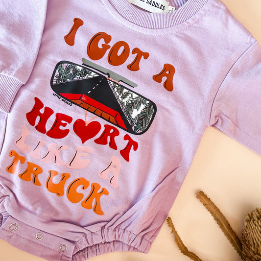 Heart Like A Truck Romper