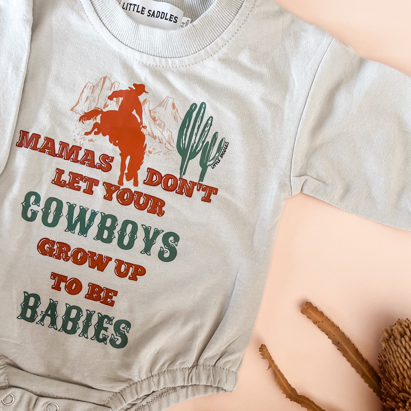 Cowboys Grow Up Romper