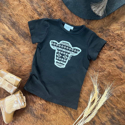 Aztec Cow Tee